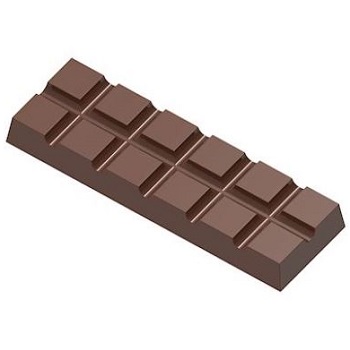 Chocolate World 52 g Break Apart Bar Polycarbonate Chocolate Mould